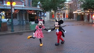 Mickey and Minnie welcome a new day  Disneyland Paris Halloween [upl. by Irby]