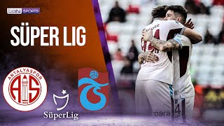 Antalayaspor vs Trabzonspor SüperLig1 HIGHLIGHTS  011424  beIN SPORTS USA [upl. by Ardaed]