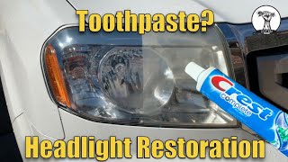 EASY and FREE Way to Clean and Restore Your Headlights [upl. by Ulric]