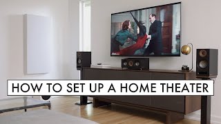 HOW TO Set Up a 51 HOME THEATER Surround Sound Speaker System [upl. by Aieki701]