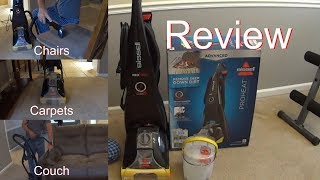 Initial Review  Bissell PROHEAT Advanced  Carpet Cleaner Demonstration [upl. by Heurlin]