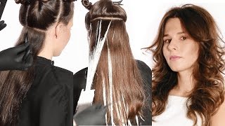 Coloration des cheveux ✄ Balayage Tutorial [upl. by Remat]