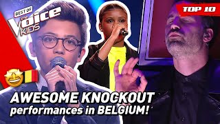 MOST VIEWED Knockouts of 2020 on The Voice Kids Belgium 🇧🇪  TOP 10 [upl. by Adrian859]