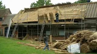 Thatch Roof Construction  Commonwealth Roofing training [upl. by Alekehs]