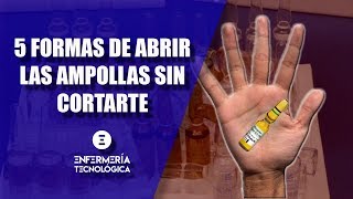 CÓMO ABRIR AMPOLLAS SIN CORTARTE🔪 [upl. by Suivart]