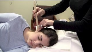 Do Ear Candles Remove Earwax Fact or Fiction Ear Candling [upl. by Ariec]