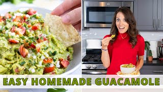 The BEST Ever Homemade Guacamole [upl. by Heinrick]