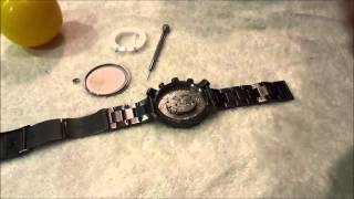 Changing The Battery In A Fossil Watch DIY [upl. by Corrine]