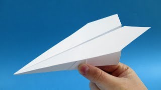 How to make a Paper Airplane  BEST paper airplanes that FLY FAR  cool origami avion en papier [upl. by Ynnavoeg]