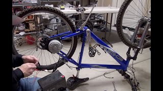 Powerful Electric Bike Conversion Part I EBike Conversion Kit Installation [upl. by Ynohta]