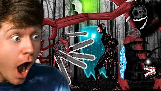 CHAINSAW MAN vs ROBLOX DOORS MONSTERS Reaction [upl. by Woodruff]