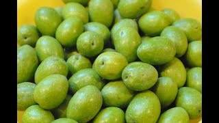 Cómo hacer aceitunas verdes en salmuera caseras [upl. by Norri]