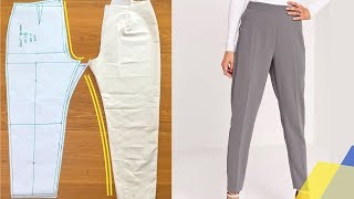 UPDATED LEARN HOW TO MAKE WOMENS TROUSER PATTERNS  KIM DAVE [upl. by Putnem426]