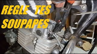 COMMENT Régler une soupape dun moteur de moto avec loutil cale que je te présente [upl. by Haerle]