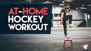 AtHome Hockey Workout 🏒 For Youth Players [upl. by Rogerg]