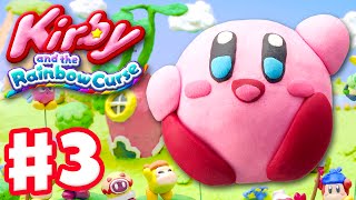 Kirby and the Rainbow Curse World 1 4Player [upl. by Ethban]