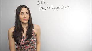 Solving Logarithmic Equations How NancyPi [upl. by Leasim]