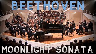 Beethoven  Moonlight Sonata  Berliner Philharmonie  Piano amp Orchestra [upl. by Mauralia]