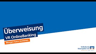 VR OnlineBanking Überweisung [upl. by Bastian]