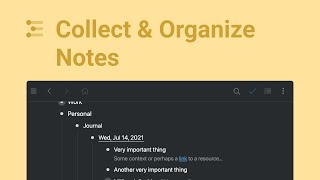 Collect amp Organize Notes in Workflowy [upl. by Adelheid]