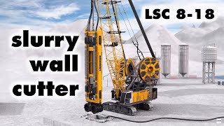 Liebherr  Slurry wall cutter LSC 818 [upl. by Jeffy]