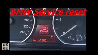 BMW 1er Service zurückstellen  Service reset [upl. by Nahshunn]