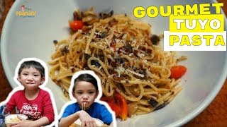 Gourmet Tuyo Pasta  Cooking at Home [upl. by Ttenrag]