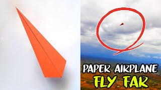 How to Fold the WORLD RECORD Paper Airplane 🌍✈️ [upl. by Pompei567]