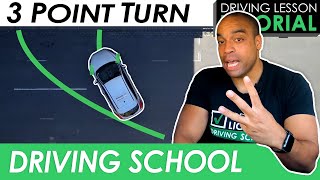 How to do a 3 Point Turn Manoeuvre  Driving Tutorial  Updated 2023 [upl. by Barbara-Anne]