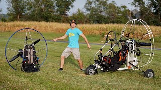 Are TRIKES better than FOOTLAUNCH paramotors [upl. by Ailelc81]