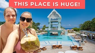 Sandals Ochi Full Tour  The Cheapest Sandals Resort [upl. by Enalb]