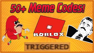 50 Roblox Meme CodesIDs 2020 [upl. by Nilauqcaj]