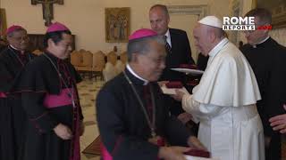 Indonesian bishops meet with pope for ad limina visit [upl. by Procto]