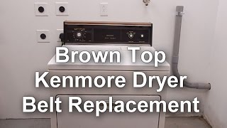 Kenmore Dryer Belt Replacement  How to DIY [upl. by Llenreb]