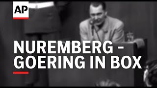 NUREMBERG  GOERING IN BOX  SOUND [upl. by Loughlin85]