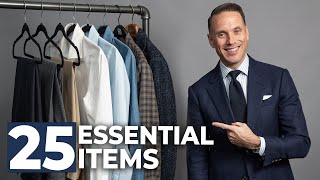 The ULTIMATE Beginner’s Capsule Wardrobe  25 Men’s Wardrobe Essentials [upl. by Aseuqram]