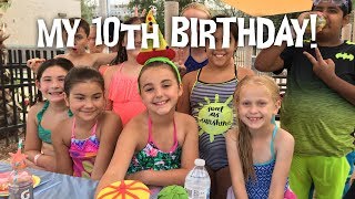 10th Birthday Party  Swim Party in Arizona [upl. by Nairadas]