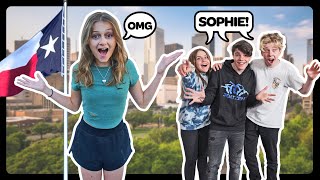 My Best Friends SURPRISE Me In TEXAS CUTE REACTION 😱💕Sophie Fergi [upl. by Melodee]