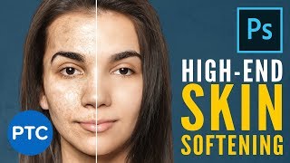 Easily Smooth and Soften Skin In Photoshop  HighEnd Retouching Techniques FREE Action Included [upl. by Ranilopa59]