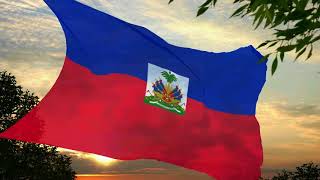 Flag and anthem of Haiti [upl. by Ahsied589]