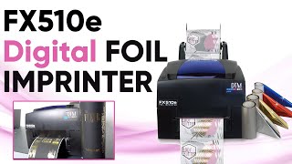 Digital Metallic Foil Label Printer [upl. by Aneral]