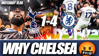 I CAN’T BELIEVE THIS WHY CHELSEA 🤬 Tottenham 14 Chelsea EXPRESSIONS MATCH DAY VLOG [upl. by Ellynn]