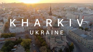 KHARKIV from above  Ukraine  4K Drone Video [upl. by Zaid]