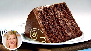 Professional Baker Teaches You How To Make CHOCOLATE CAKE [upl. by Arretal]