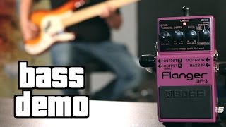 Boss BF3 Flanger Bass Demo [upl. by Ahtnamas461]