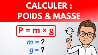 Calculer  POIDS et MASSE  Formules et unités  PhysiqueChimie collège lycée [upl. by Wehttam477]