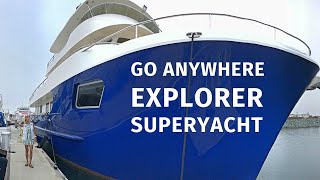 6900000 ALLSEAS 92 EXPEDITION Explorer SuperYacht Tour Liveaboard Travel AROUND THE WORLD Yacht [upl. by Gnehp]