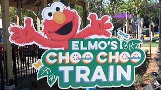 Elmos Choo Choo Train Full POV Ride Experience at Sesame Street in SeaWorld Orlando [upl. by Arah]