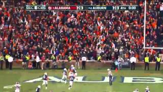 Alabama Missed Field Goal Returned for Auburn Game Winning Touchdown [upl. by Kipton149]