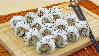 SUSHI 🍙🍣 Fatto in Casa  URAMAKI [upl. by Kaiulani77]